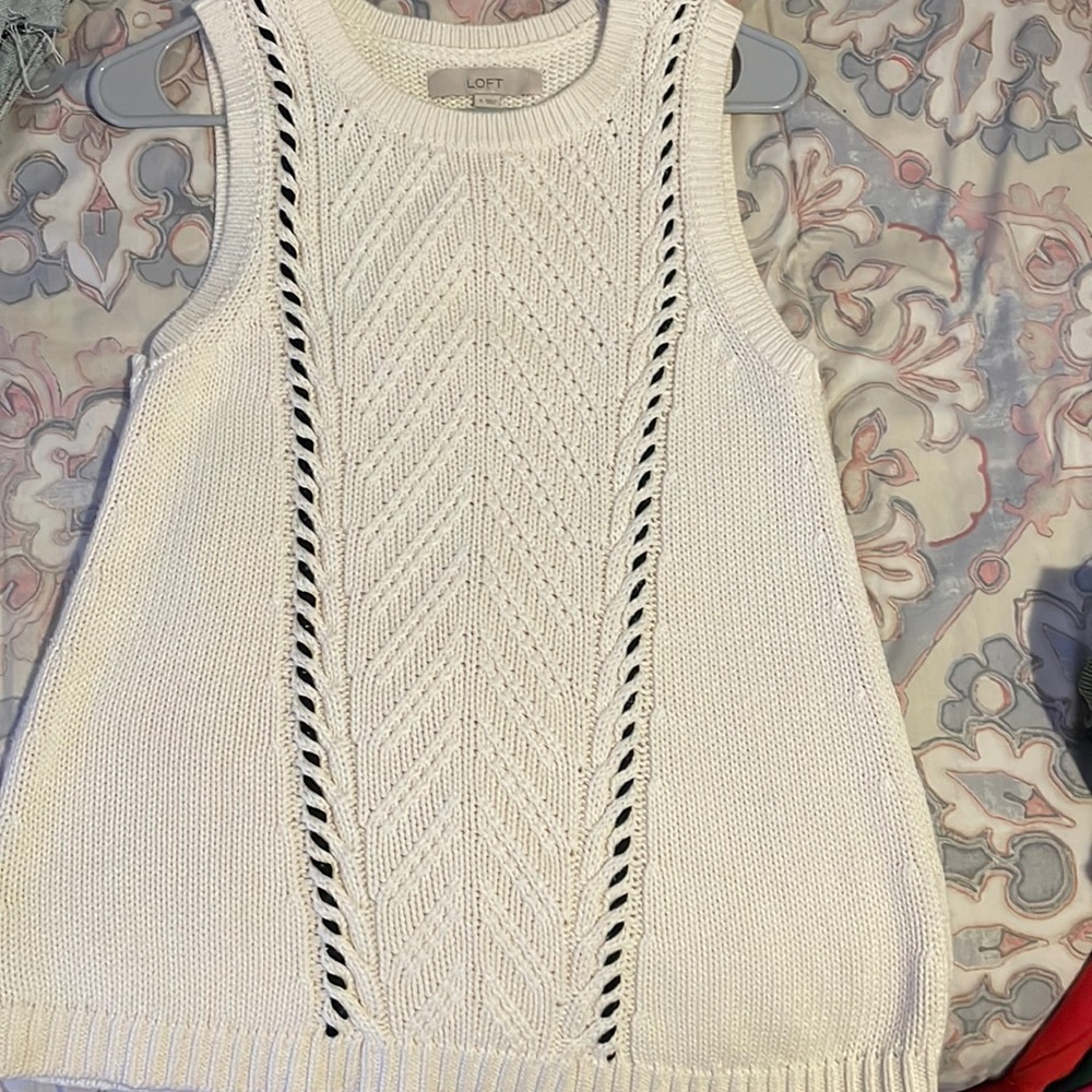 White Loft Vest size small